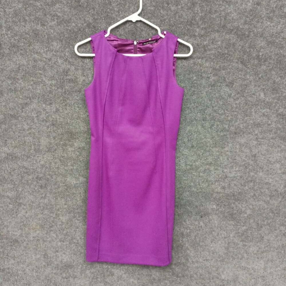 Women's Elie Tahari Sleeveless Purple Dress Size 0